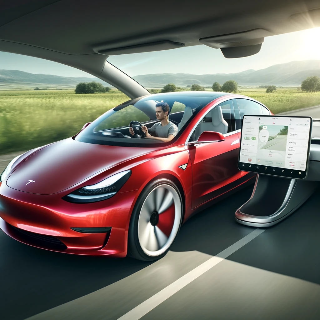conduire un Tesla modèle 3