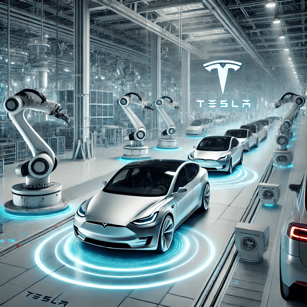 Tesla : Quand les voitures se déplacent toutes seules dans l’usine