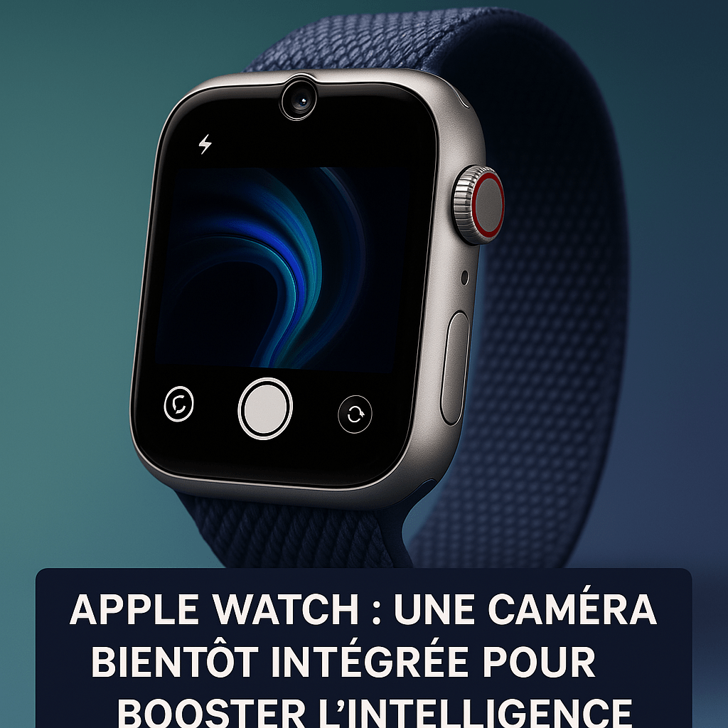 📸 Apple Watch : une caméra bientôt intégrée pour booster l’intelligence artificielle&nbsp;?