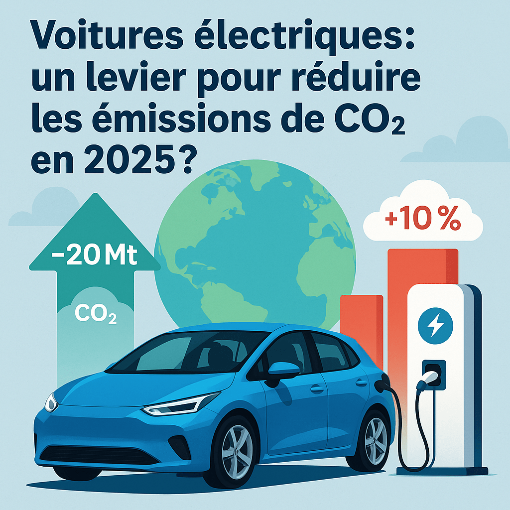 🚗💨 Voitures électriques : un vrai levier pour réduire les émissions de CO₂ en 2025 ?