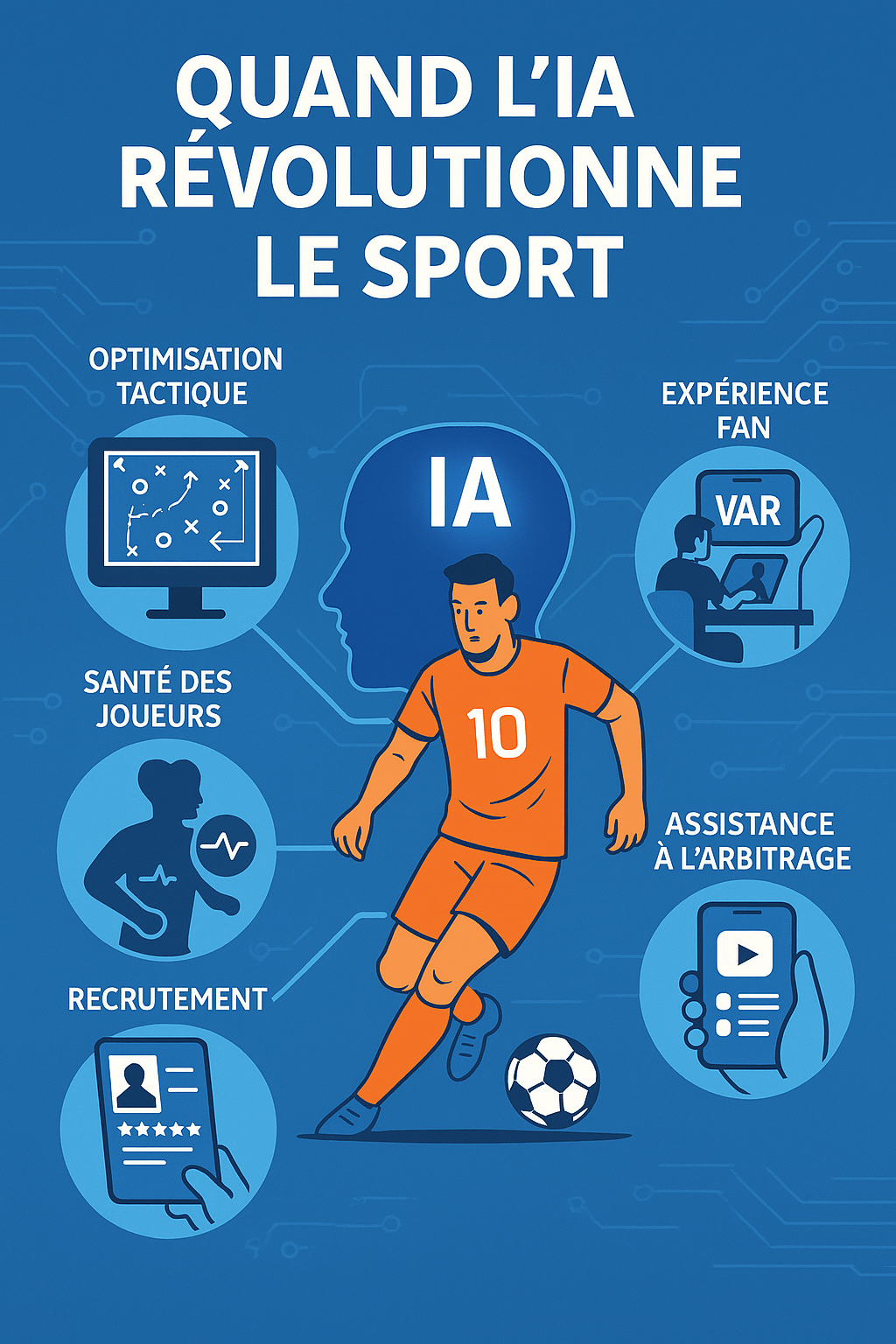 🧠⚽ Quand l’IA révolutionne le sport : 5 usages qui changent la&nbsp;donne