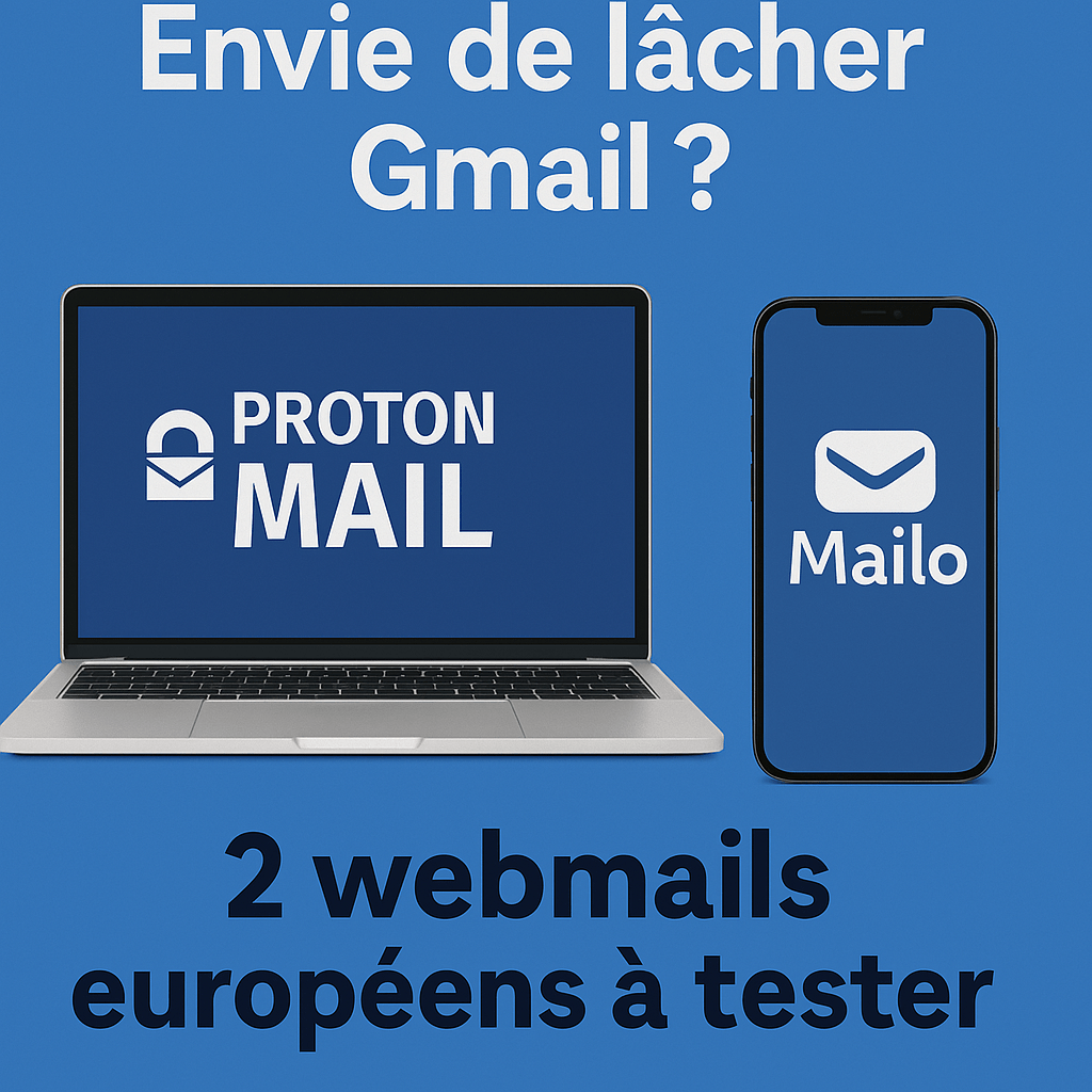📬 Marre de Gmail ? Voici 2 webmails européens à tester dès&nbsp;maintenant