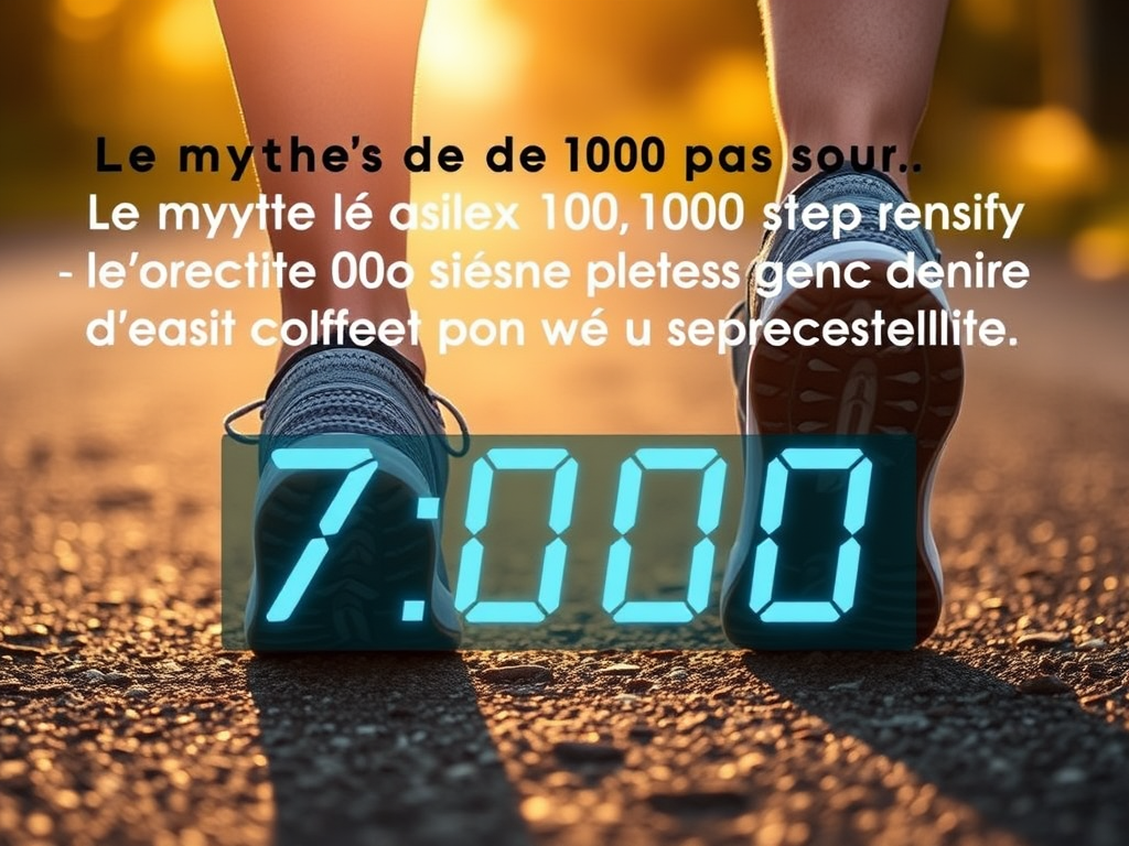 Le mythe des 10 000 pas par jour démystifié : 7 000 suffisent pour être en bonne santé